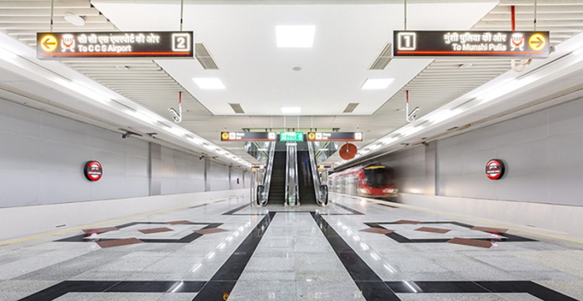 Lucknow Metro LKCC 06 Route.